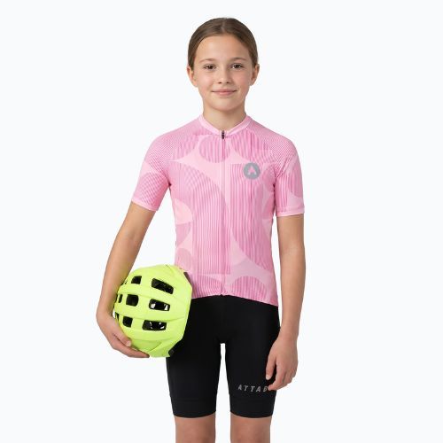 Detský cyklistický dres ATTABO Vites WMNS pink
