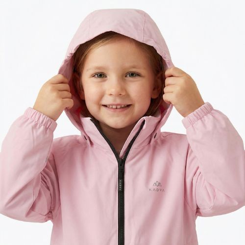 Detská nepremokavá bunda KADVA Fory Jrb pink