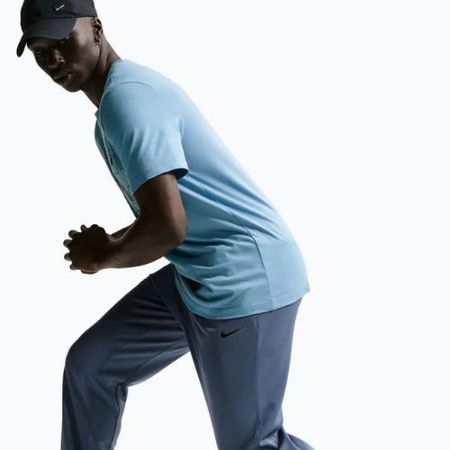 Pánske tréningové nohavice Nike Therma-FIT Open Hem diffused blue/diffused blue/black