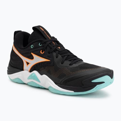 Volejbalové topánky Mizuno Wave Momentum Elite black/tangelo/ice green