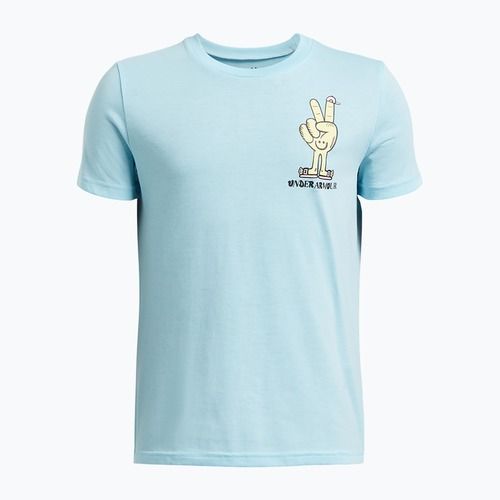 Detské tréningové tričko Under Armour Peace Love UA blue