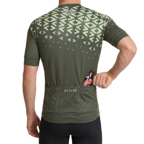 Pánsky cyklistický dres ATTABO Tevi green