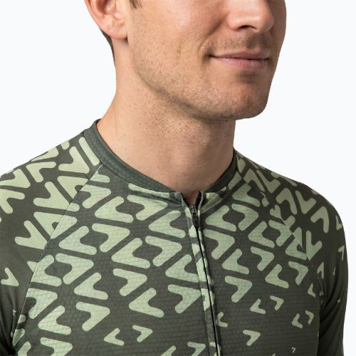 Pánsky cyklistický dres ATTABO Tevi green