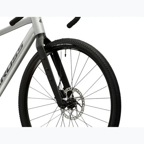 Gravelový bicykel KROSS Esker 1.0 grey/graphite/matte