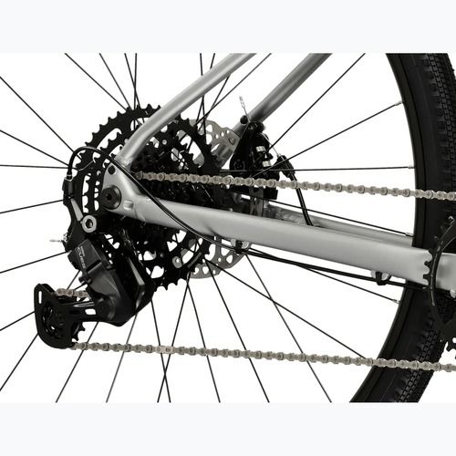 Gravelový bicykel KROSS Esker 1.0 grey/graphite/matte