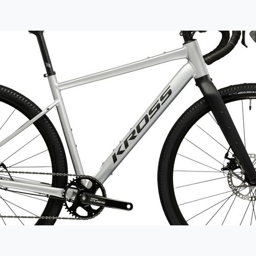 Gravelový bicykel KROSS Esker 1.0 grey/graphite/matte