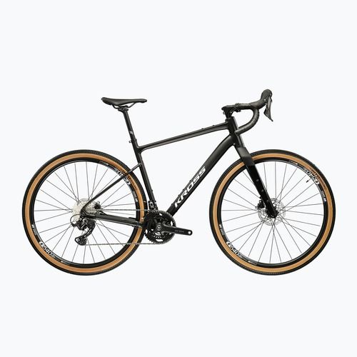 Gravelový bicykel KROSS Esker 6.0 black/white/matte/gloss