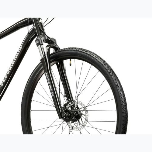 Krosový bicykel KROSS Evado 4.0 black/silver/gloss