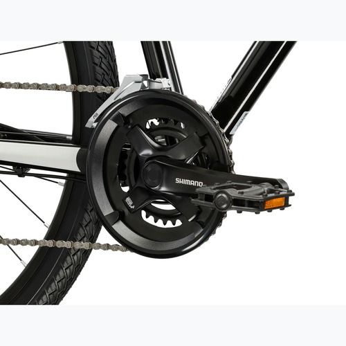 Krosový bicykel KROSS Evado 4.0 black/silver/gloss