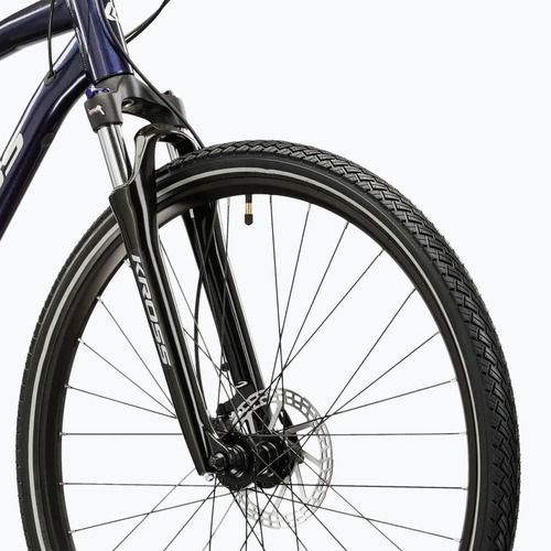 Krosový bicykel KROSS Evado 5.0 navy/silver/gloss