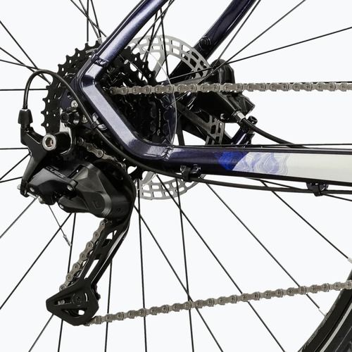 Krosový bicykel KROSS Evado 5.0 navy/silver/gloss