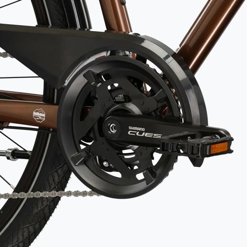 Trekingový bicykel KROSS Trans 5.0 brown/silver/gloss