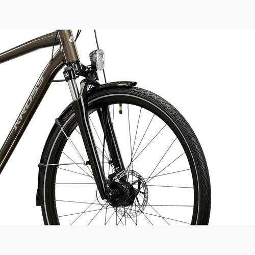 Trekingový bicykel KROSS Trans 4.0 brown/silver/gloss