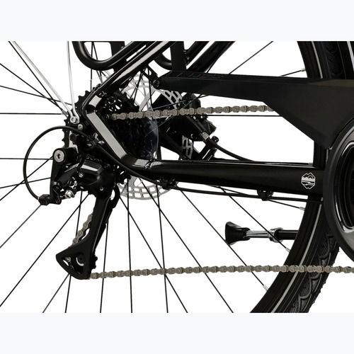 Dámsky trekingový bicykel KROSS Trans 4.0 In black/silver/gloss