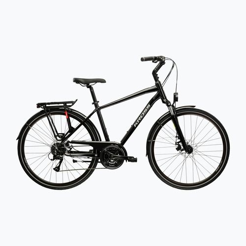 Trekingový bicykel KROSS Trans 3.0 black/grey/gloss