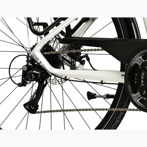 Dámsky trekingový bicykel KROSS Trans 3.0 In pearl/black/gloss