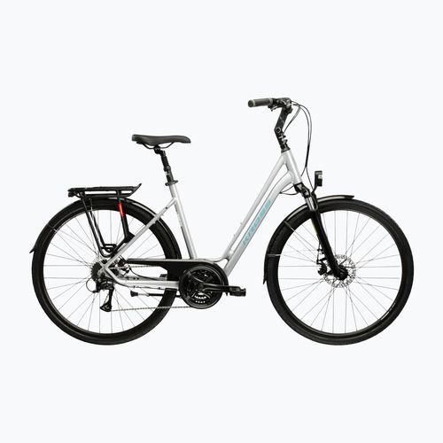 Mestský bicykel KROSS Sentio 3.0 silver/steel/gloss