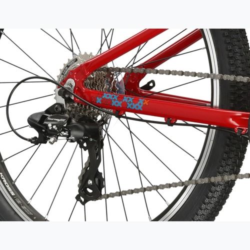 Detský bicykel KROSS Level Jr 1.0 red/teal/gloss