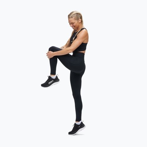Dámske bežecké legíny HOKA Elaro Knit Tight 27" black