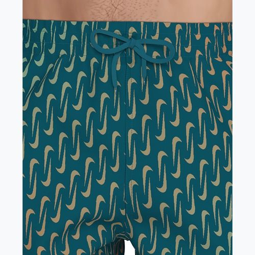 Pánske plavkové šortky Nike Breaker Swoosh 5" Volley green abyss