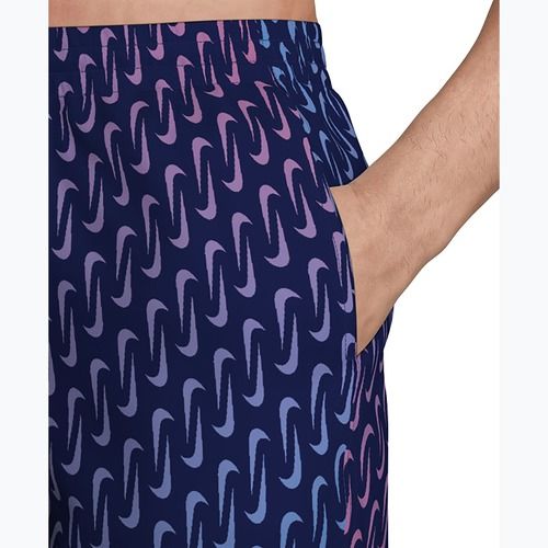 Pánske plavkové šortky Nike Breaker Swoosh 5" Volley midnight navy