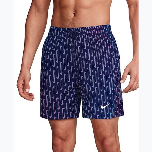 Pánske plavkové šortky Nike Breaker Swoosh 5" Volley midnight navy