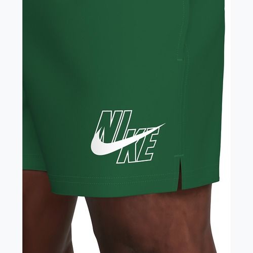 Pánske plavkové šortky Nike Lap Logo 5" Volley malachite