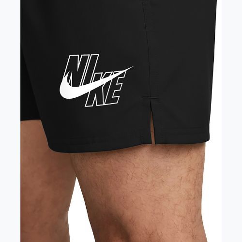 Pánske plavkové šortky Nike Lap Logo 5" Volley black