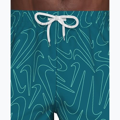 Pánske plavkové šortky Nike Breaker Logofetti 5" Volley green abyss