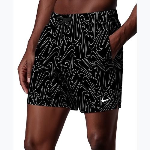 Pánske plavkové šortky Nike Breaker Logofetti 5" Volley black