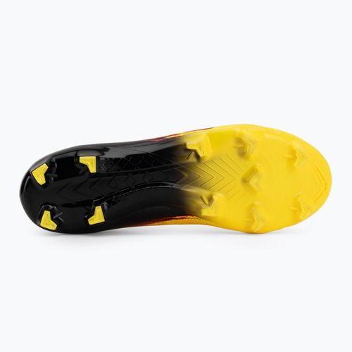 Futbalové kopačky New Balance Furon Pro V8 FG punch yellow/black 100/fire cracker