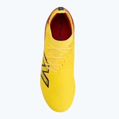 Futbalové kopačky New Balance Furon Pro V8 FG punch yellow/black 100/fire cracker