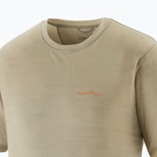 Pánske tričko Patagonia Cap Cool Merino Blend Graphic Shirt multi-pitch/weathered stone