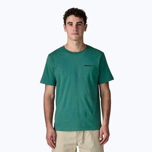 Pánske tričko Patagonia P-6 Logo gem green