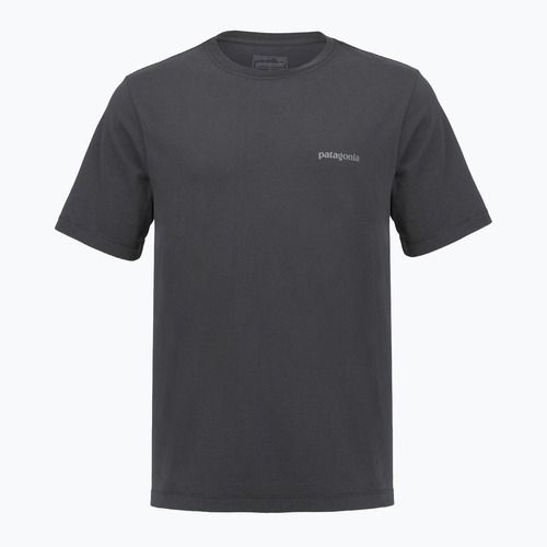Pánske tričko Patagonia P-6 Logo ink black