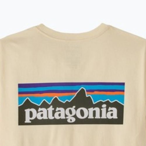 Pánske tričko Patagonia P-6 Logo undyed natural