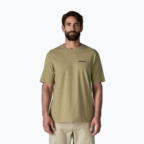 Pánske tričko Patagonia P-6 Logo Responsibili-Tee p-6 outline/gumtree green