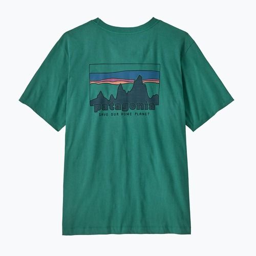 Pánske tričko Patagonia '73 Skyline gem green