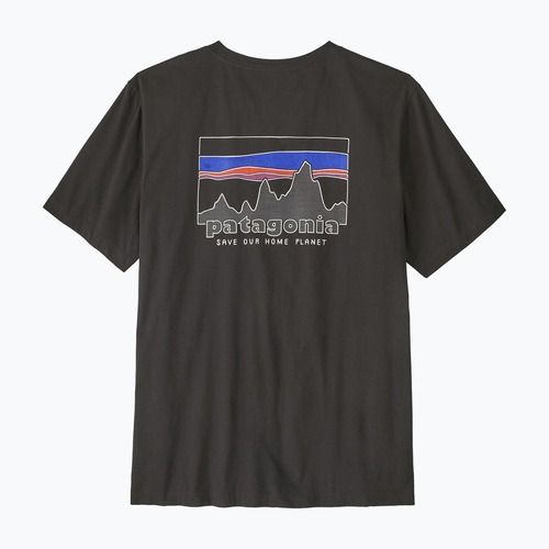 Pánske tričko Patagonia '73 Skyline ink black