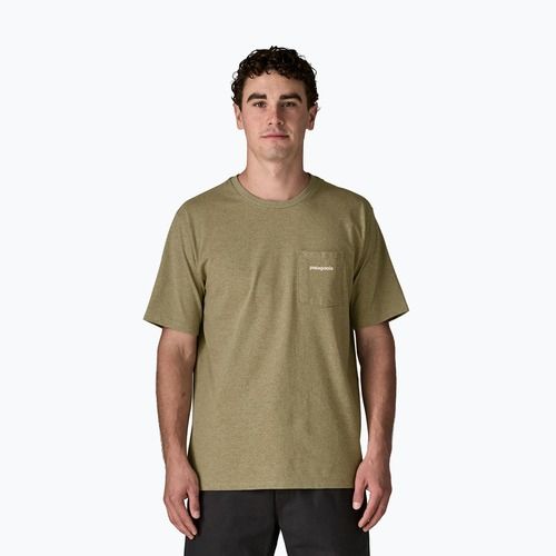 Pánske tričko Patagonia Boardshort Logo Pocket Responsibili gumtree green