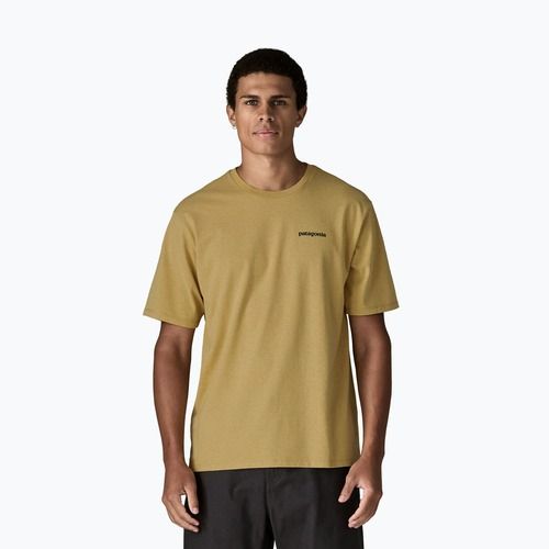 Pánske tričko Patagonia Flying Fish Responsibili Tee limestone yellow/heritage fitz