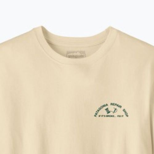 Pánske tričko Patagonia Repair Shop undyed natural