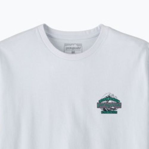 Pánske trekingové tričko Patagonia Great Waves Responsibili Tee white