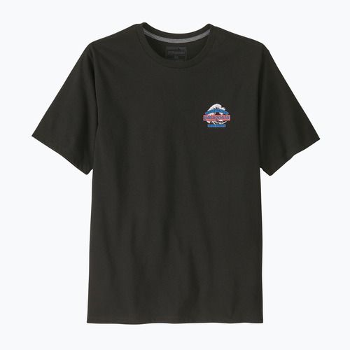Pánske trekingové tričko Patagonia Great Waves Responsibili Tee black