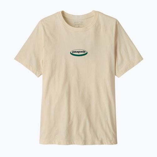 Pánske tričko Patagonia '95 Oval Logo undyed natural