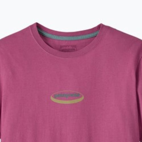 Pánske tričko Patagonia '95 Oval Logo faded magenta