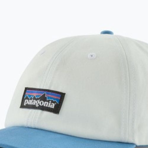 Šiltovka Patagonia P-6 Label Trad birch white w/shore blue