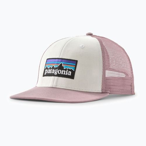 Šiltovka Patagonia P-6 Logo Trucker white w/quiet violet