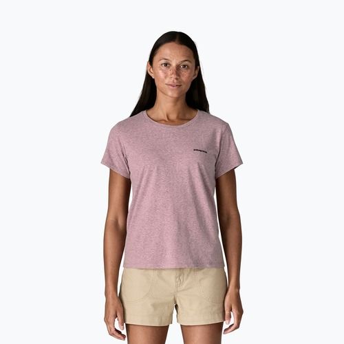 Dámske tričko Patagonia P-6 Logo Responsibili-Tee qulet violet