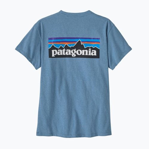 Dámske tričko Patagonia P-6 Logo Responsibili-Tee shore blue